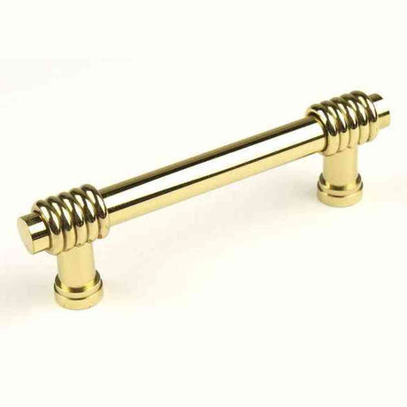 Century Hardware 10933-33 polished brass/polished brass cabinet bar pull