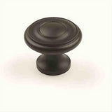 Century Hardware 11426-10B Plymouth 1-1/4" DIA Mushroom Cabinet Knob Oil Rubbed Bronze
