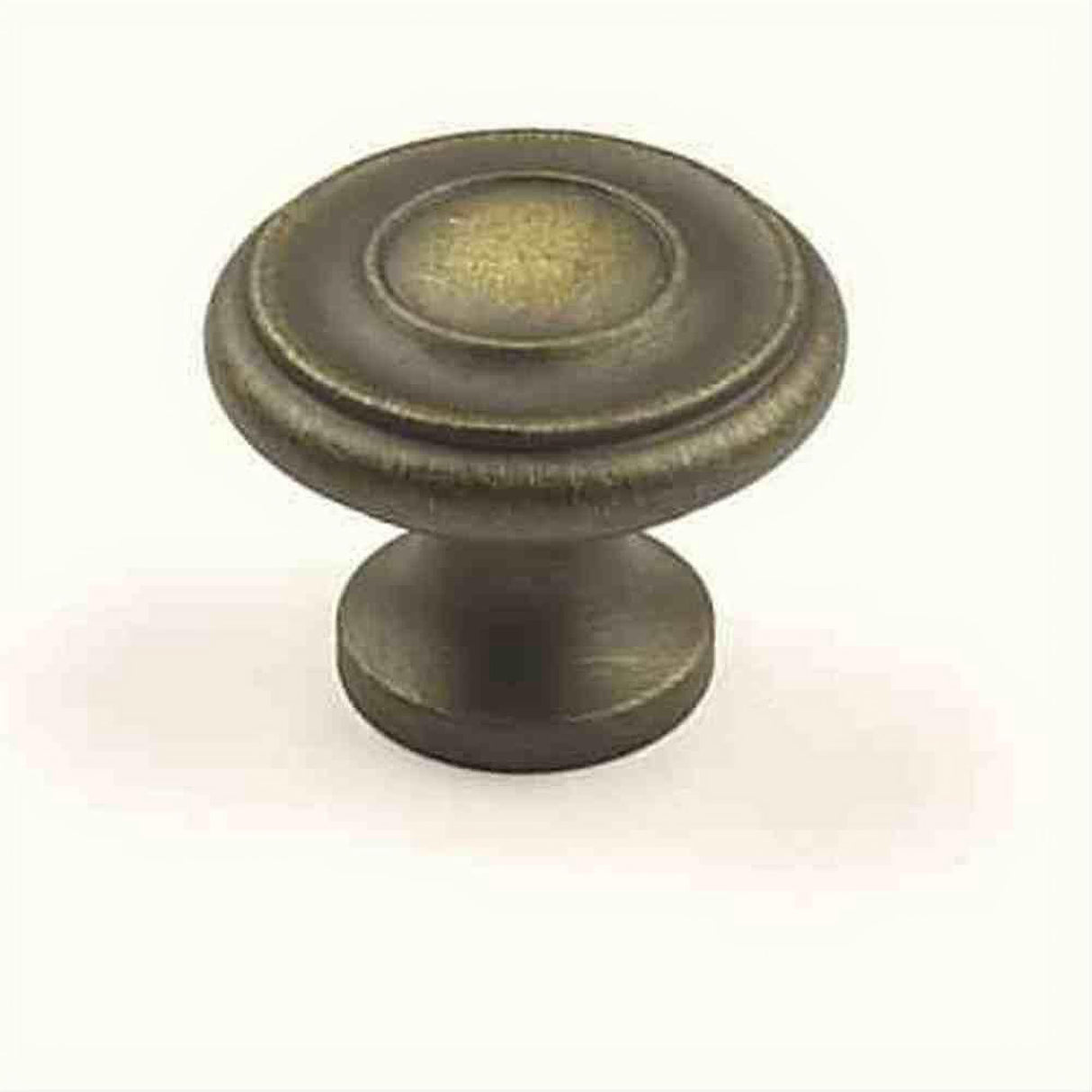 Century Hardware 11426-WB Plymouth 1-1/4" DIA Mushroom Cabinet Knob Weathered Brass