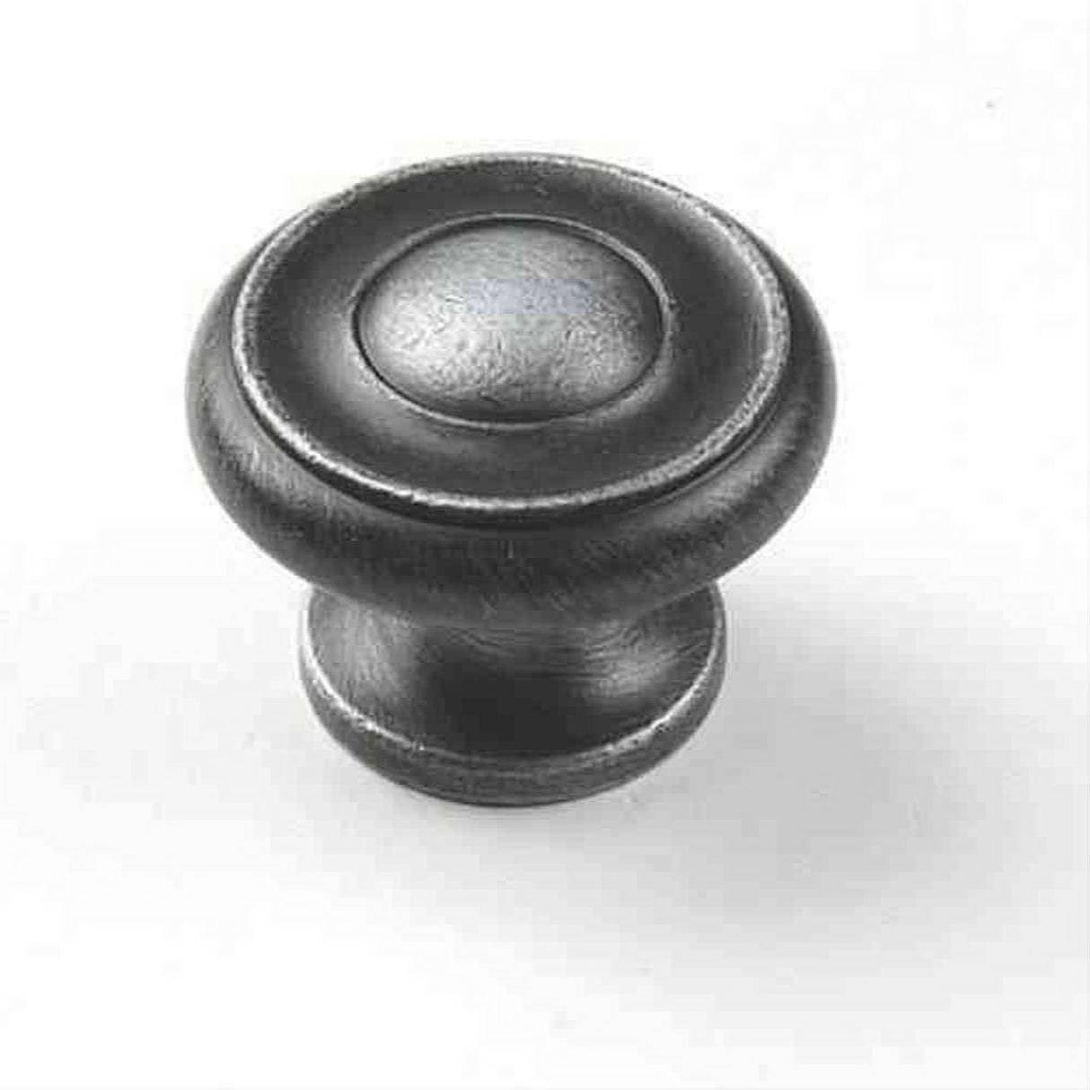 Century Hardware 11428-WP Plymouth 1-1/2" DIA Mushroom Cabinet Knob Weathered Pewter