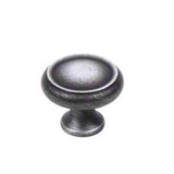 Century Hardware 11626-WP-P Plymouth 1-1/4" DIA Cabinet Knob Weathered Pewter