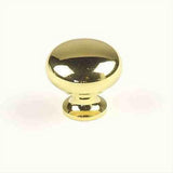 Century Hardware 12405-3 Elite 1-1/4" DIA Mushroom Cabinet Knob Polished Brass