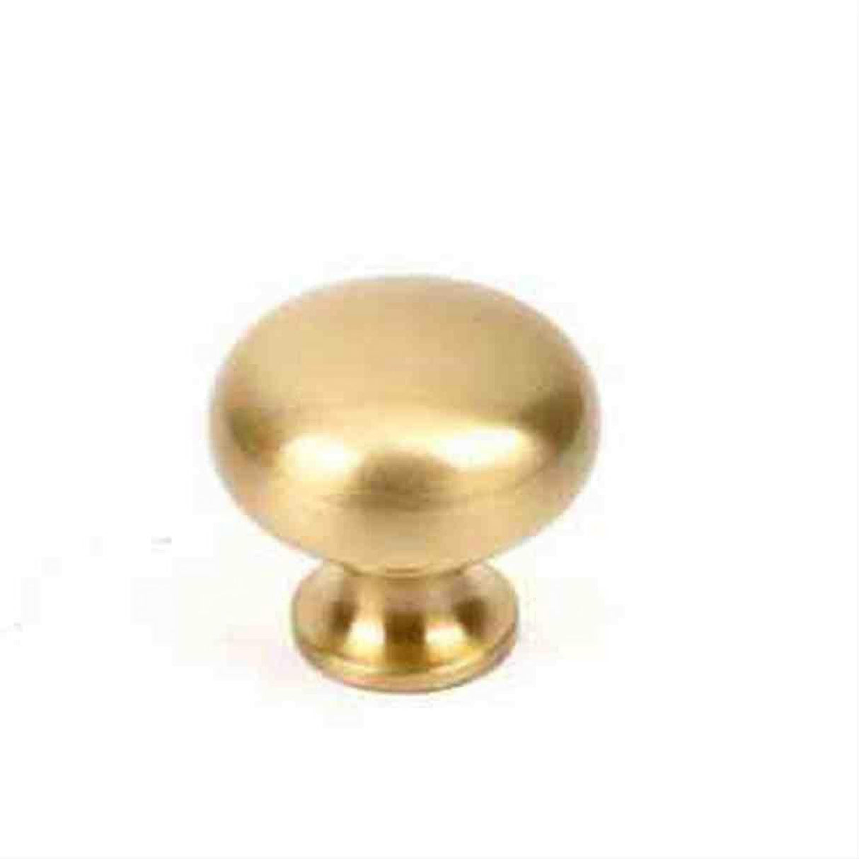 Century Hardware 12405-4 Elite 1-1/4" DIA Mushroom Cabinet Knob Satin Brass