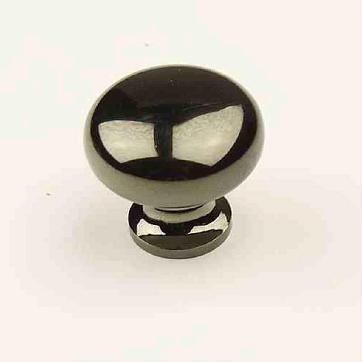 Century Hardware 12405-NB Elite 1-1/4" DIA Mushroom Cabinet Knob Black Nickel