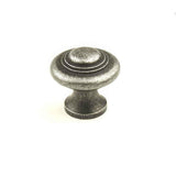 Century Hardware 12927-AS Hartford 1-3/8" DIA Mushroom Cabinet Knob Aged Silver