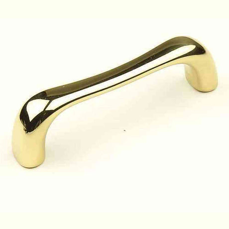 Century Hardware 13033-3 polished brass cabinet pull handle