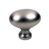 Century Hardware 13117-DSN Plymouth 1-3/8" DIA Oval Cabinet Knob Dull Satin Nickel