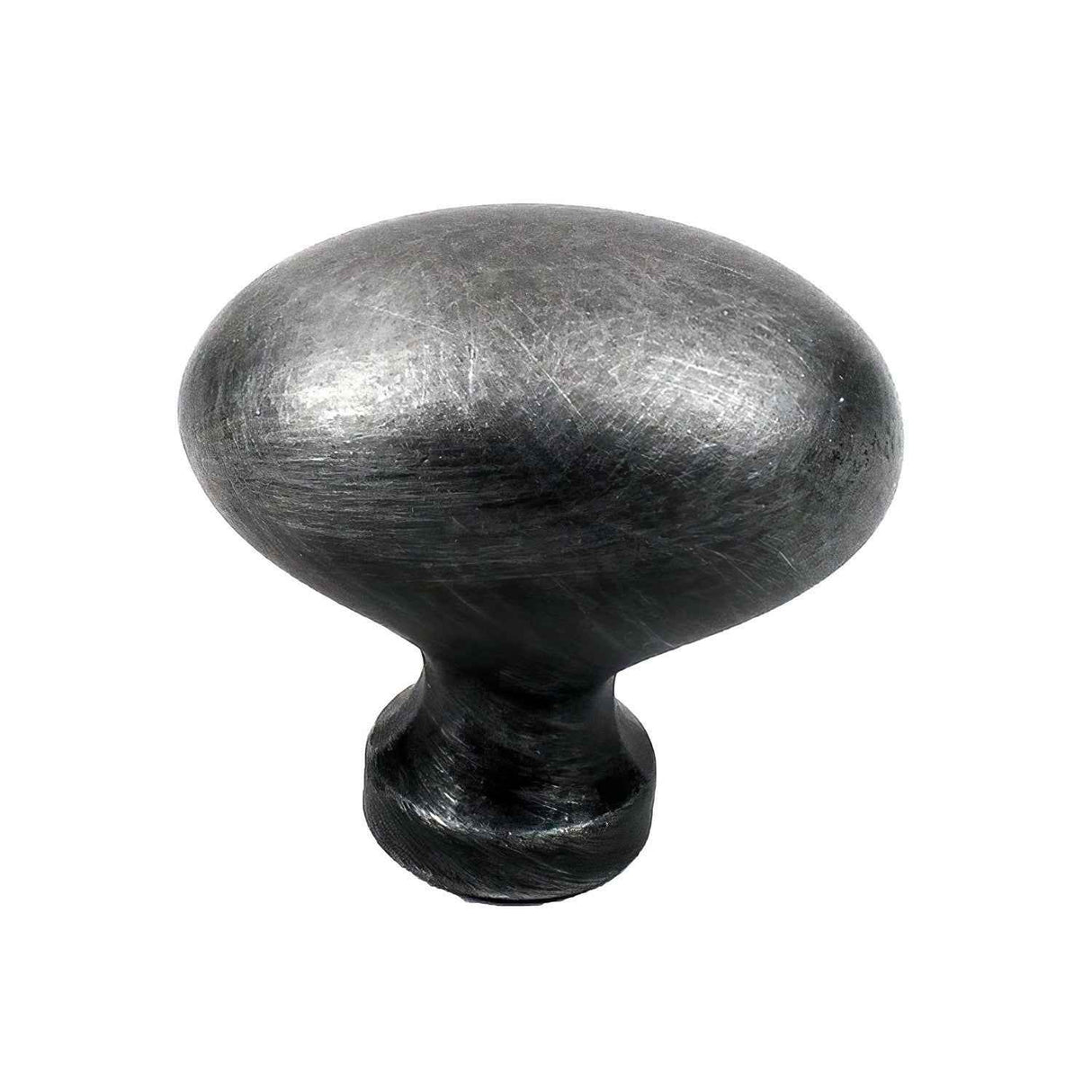 Century Hardware 13117-WP Plymouth 1-3/8" DIA Oval Cabinet Knob Weathered Pewter
