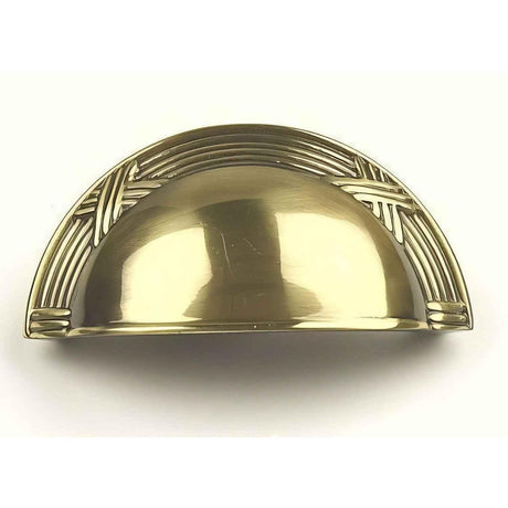 Century Hardware 15543-3 Georgian 3" Centers Cup Pull Polished Brass