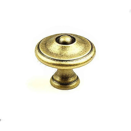 Century Hardware 15825-3B Hartford 1-3/16" DIA Mushroom Cabinet Knob Aged English