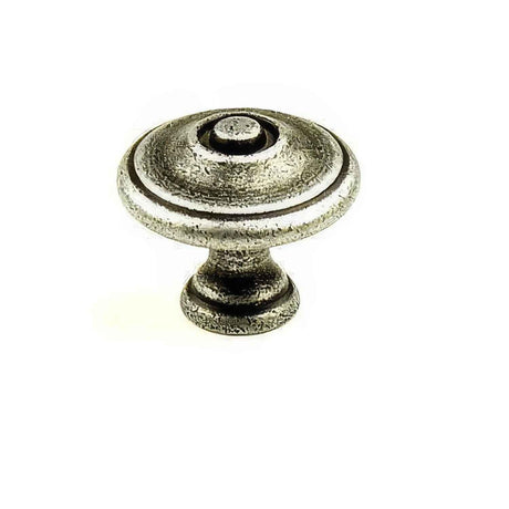 Century Hardware 15825-AS Hartford 1-3/16" DIA Mushroom Cabinet Knob Aged Silver