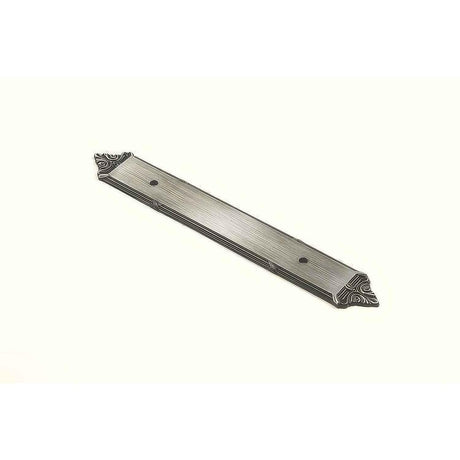 Century Hardware 16069-ASH Georgian 96 MM Centers Backplate Antique Pewter