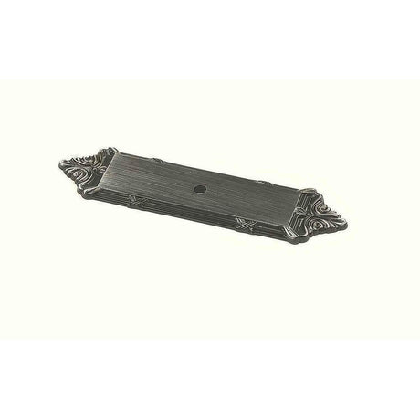 Century Hardware 16079-ASH Georgian 4-3/16 Overall Backplate Antique Pewter