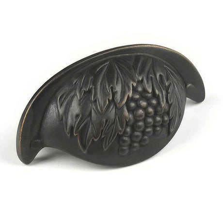 Century Hardware 19443-WZC Vineyard 3" Centers Cup Pull Weathered Bronze/Copper
