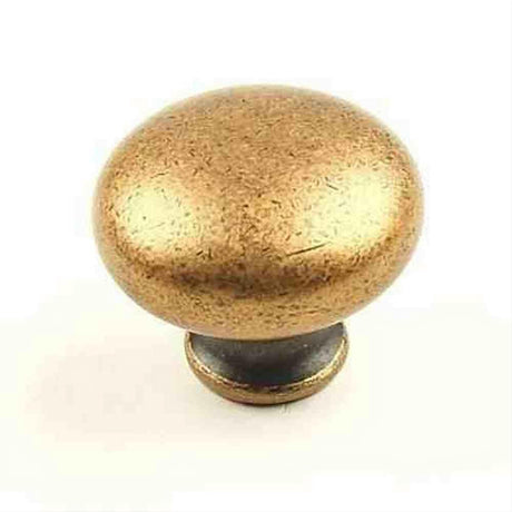 Century Hardware 20606-AC Milan 1-1/4" DIA Mushroom Cabinet Knob Antique Copper