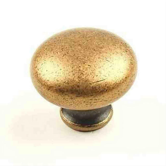 Century Hardware 20606-AC Milan 1-1/4" DIA Mushroom Cabinet Knob Antique Copper