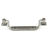 Century Hardware 20858-DSN Medieval 128 MM Centers Drop Down Cabinet Pull Dull Satin Nickel