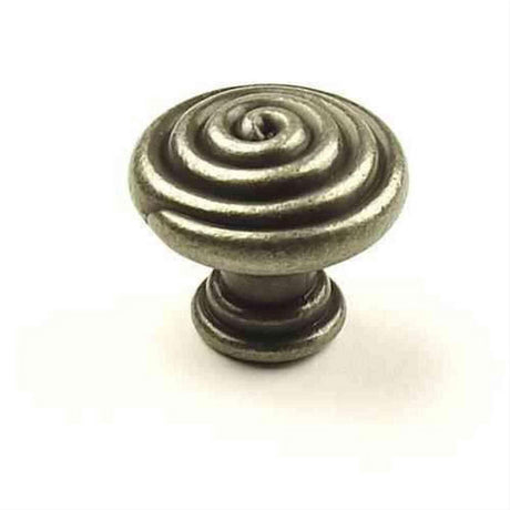 Century Hardware 20907-AP Omega 1-3/8" DIA Mushroom Cabinet Knob Aged Pewter