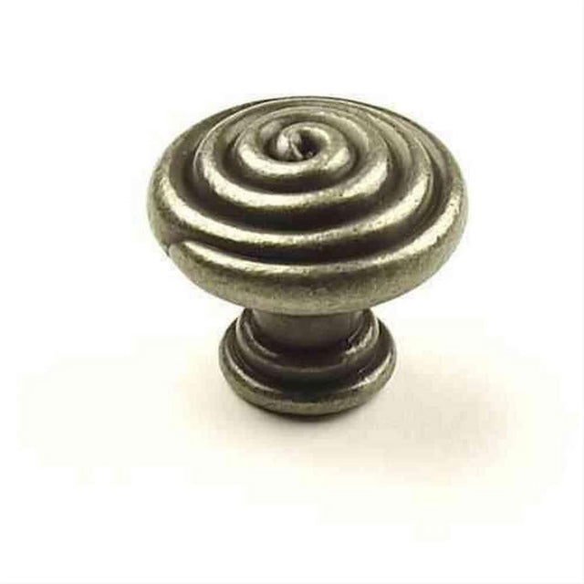 Century Hardware 20907-AP Omega 1-3/8" DIA Mushroom Cabinet Knob Aged Pewter