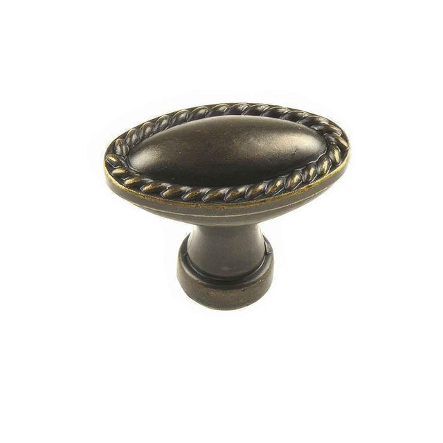 Century Hardware 22307-GB Hawthorne 1-3/8" DIA Oval Cabinet Knob German Bronze