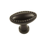 Century Hardware 22307-OB Hawthorne 1-3/8" DIA Oval Cabinet Knob Oil Rubbed Bronze