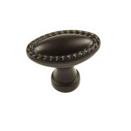 Century Hardware 22307-OB Hawthorne 1-3/8" DIA Oval Cabinet Knob Oil Rubbed Bronze