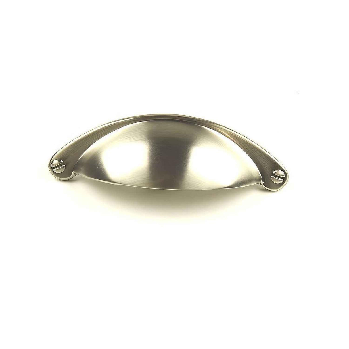 Century Hardware 22531-DSN Glacier 64 MM Centers Cup Pull Dull Satin Nickel