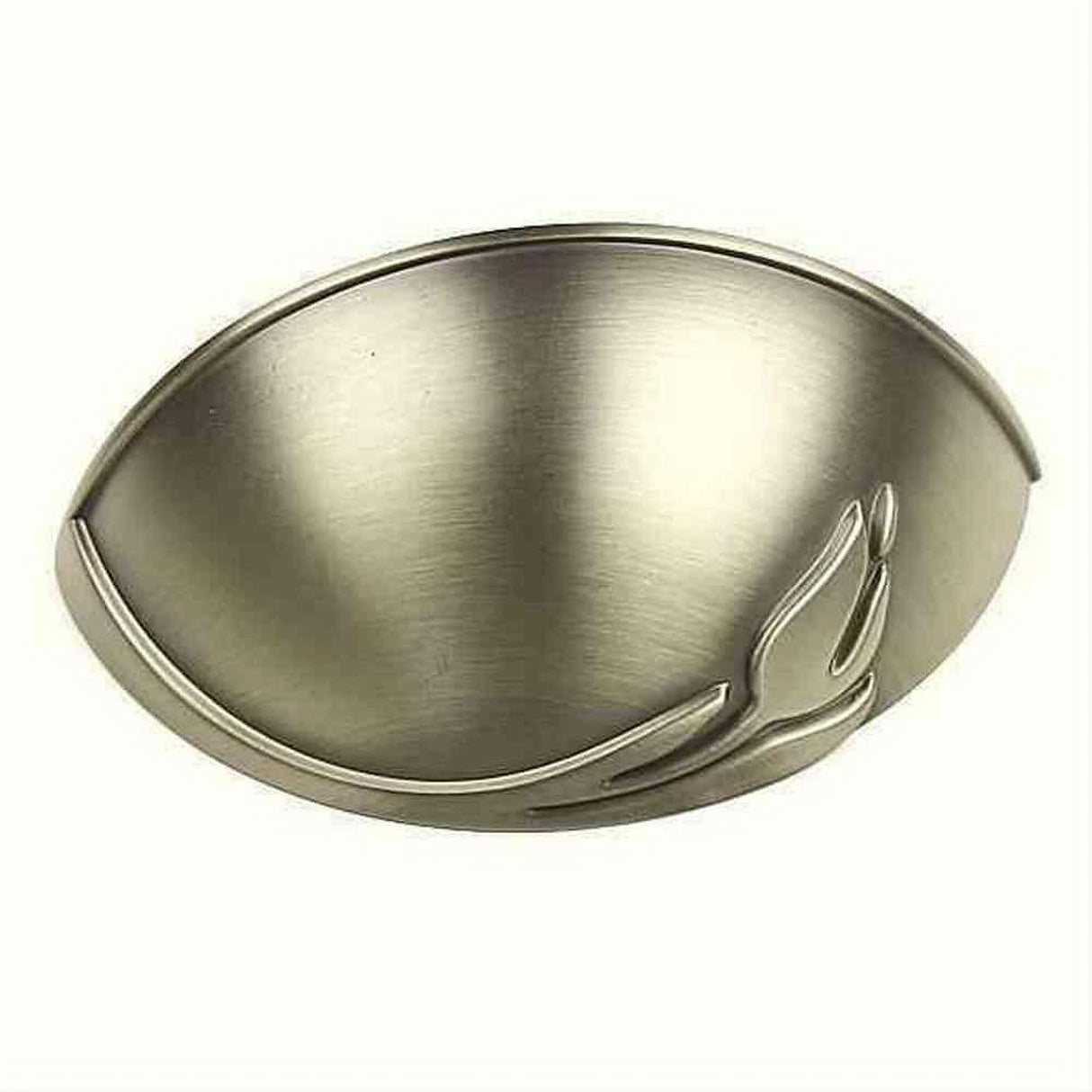 Century Hardware 24171-APH Tulip 3-1/2" CentersCup Pull Aged Pewter Hand Polished