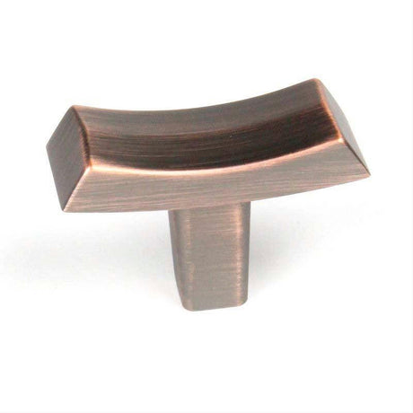 Century Hardware 25919-AZC L'arco 1-3/16" DIA T-Shaped Cabinet Knob Antique Bronze w/Copper