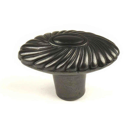 Century Hardware 26709-GM Orchid 1-5/8" DIA Oval Cabinet Knob Gun Metal