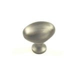 Century Hardware 27117-WP Glacier 1-3/8" DIA Oval Cabinet Knob Weathered Pewter