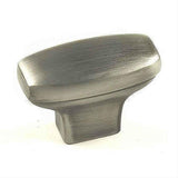 Century Hardware 27129-WP Glacier Rectangle 1-1/2" DIA Cabinet Knob Weathered Pewter