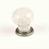 Century Hardware 27415-APGY Nordic 1-3/16" DIA Round Cabinet Knob Antique Pewter/Grey Crackle