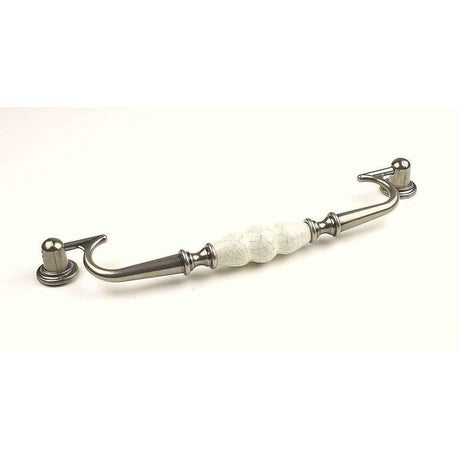 Century Hardware 27449-APGY Nordic 224 MM Centers Drop Down Cabinet Pull Antique Pewter/Grey Crackle
