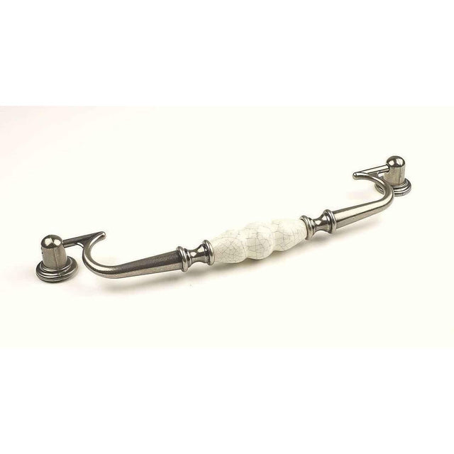 Century Hardware 27449-APGY Nordic 224 MM Centers Drop Down Cabinet Pull Antique Pewter/Grey Crackle