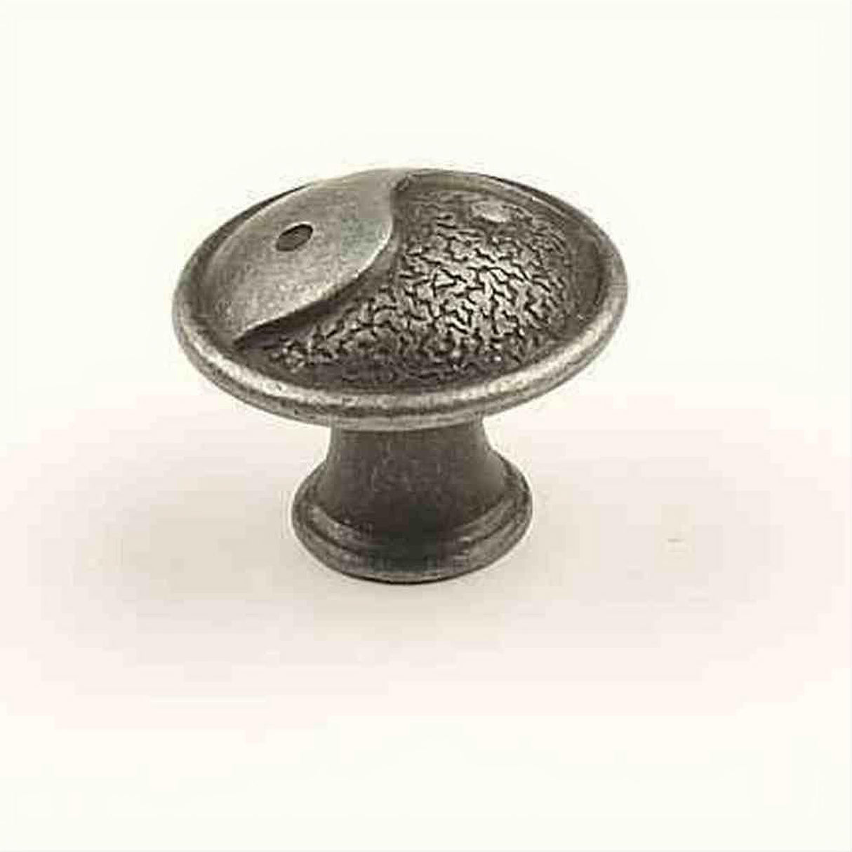 Century Hardware 27827-AS Dynasty 1-3/8" DIA Mushroom Cabinet Knob Antique Silver