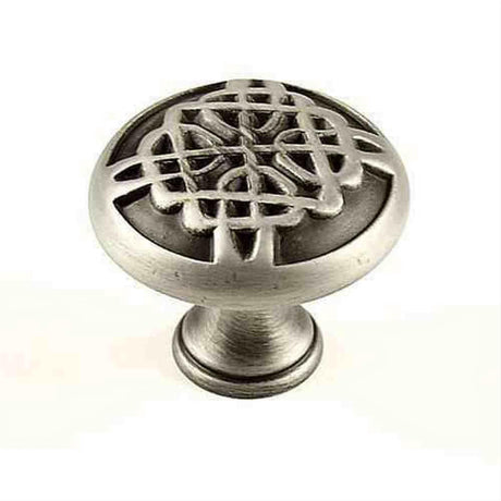 Century Hardware 29217-WP Highlander 1-3/8" DIA Mushroom Cabinet Knob Weathered Pewter