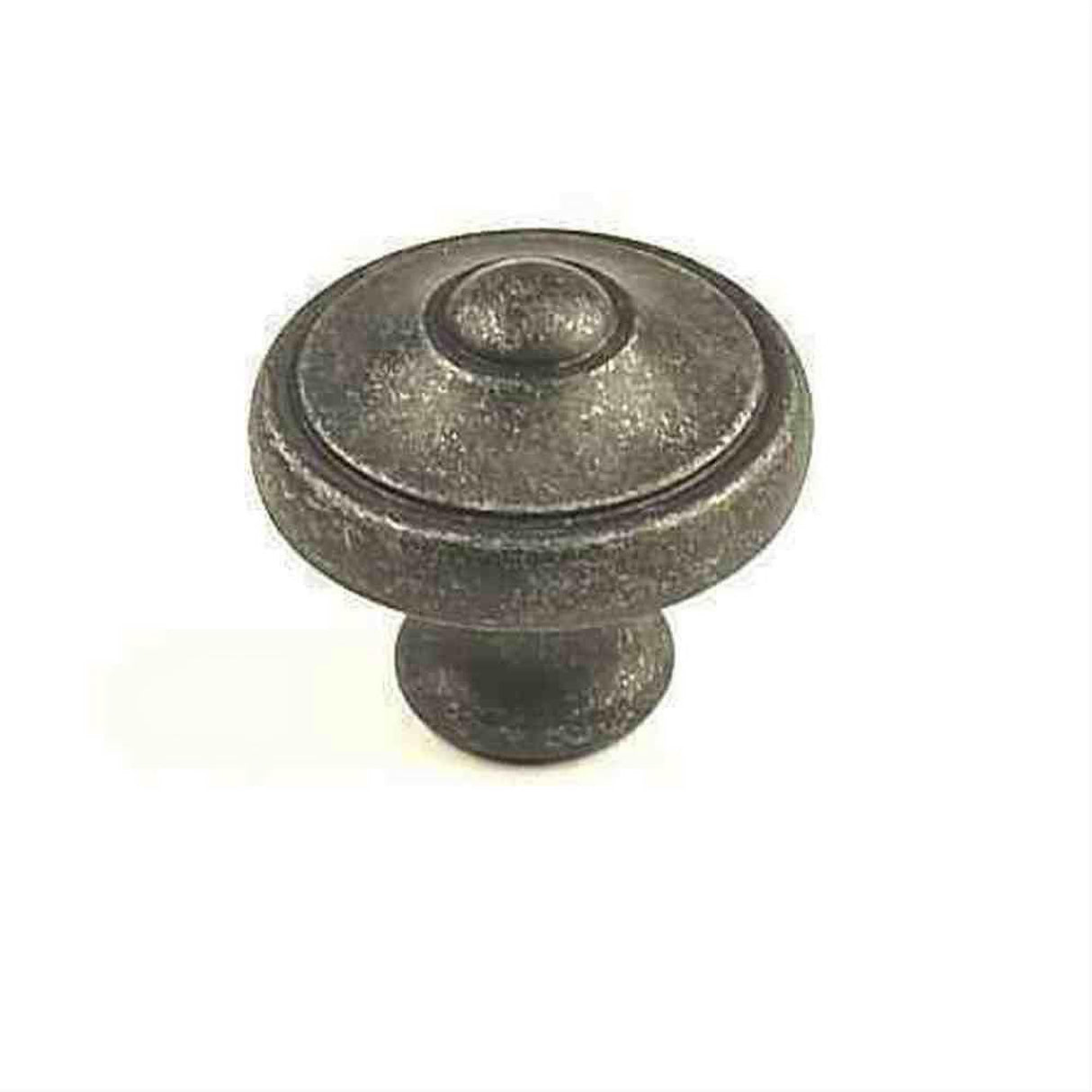 Century Hardware 29225-VP Country 1-3/16" DIA Mushroom Cabinet Knob Vibra Pewter