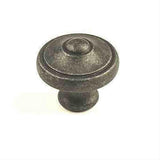 Century Hardware 29225-VP Country 1-3/16" DIA Mushroom Cabinet Knob Vibra Pewter