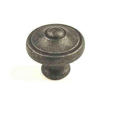Century Hardware 29225-VP Country 1-3/16" DIA Mushroom Cabinet Knob Vibra Pewter