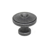 Century Hardware 29227-VP Country 1-3/8" DIA Mushroom Cabinet Knob Vibra Pewter