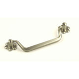 Century Hardware 29238-DSN Country 128 MM Centers Drop Down Cabinet Pull Dull Satin Nickel