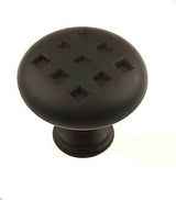 Century Hardware 29517-MB Majestic 1-3/8" DIA Mushroom Cabinet Knob Matt Black