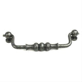 Century Hardware 40348-WI Savannah 5-1/16" Centers Drop Down Cabinet Pull Wrought Iron