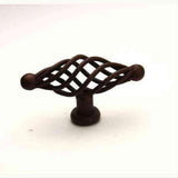 Century Hardware 42428-NR Saxon 2-3/4" DIA Birdcage Cabinet Knob Natural Rust