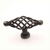Century Hardware 42428-WI Saxon 2-3/4" DIA Birdcage Cabinet Knob Wrought Iron