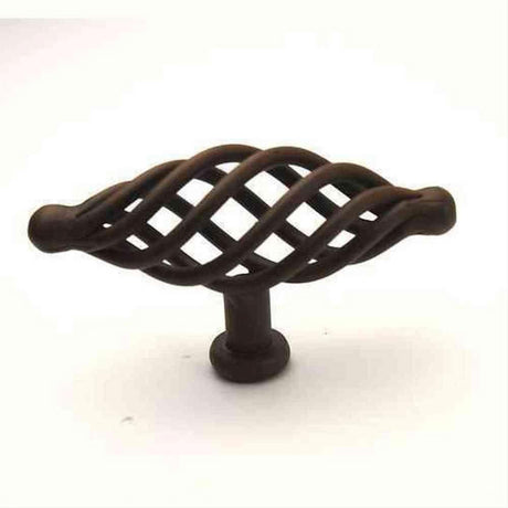 Century Hardware 42429-NR Saxon 3-1/2" DIA Birdcage Cabinet Knob Natural Rust