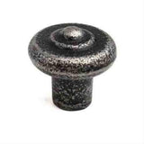 Century Hardware 42716-WI Savannah 1-1/4" DIA Mushroom Cabinet Knob Wrought Iron