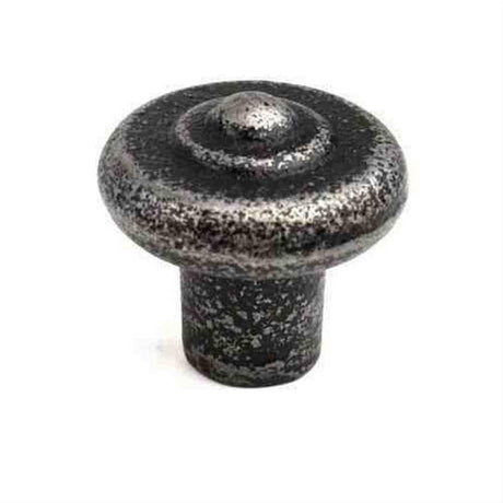 Century Hardware 42716-WI Savannah 1-1/4" DIA Mushroom Cabinet Knob Wrought Iron