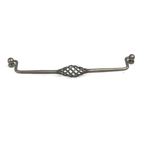 Century Hardware 44039D-APM Orleans 10" Centers Wrought Iron Drop Down Cabinet Pull Antique Pewter
